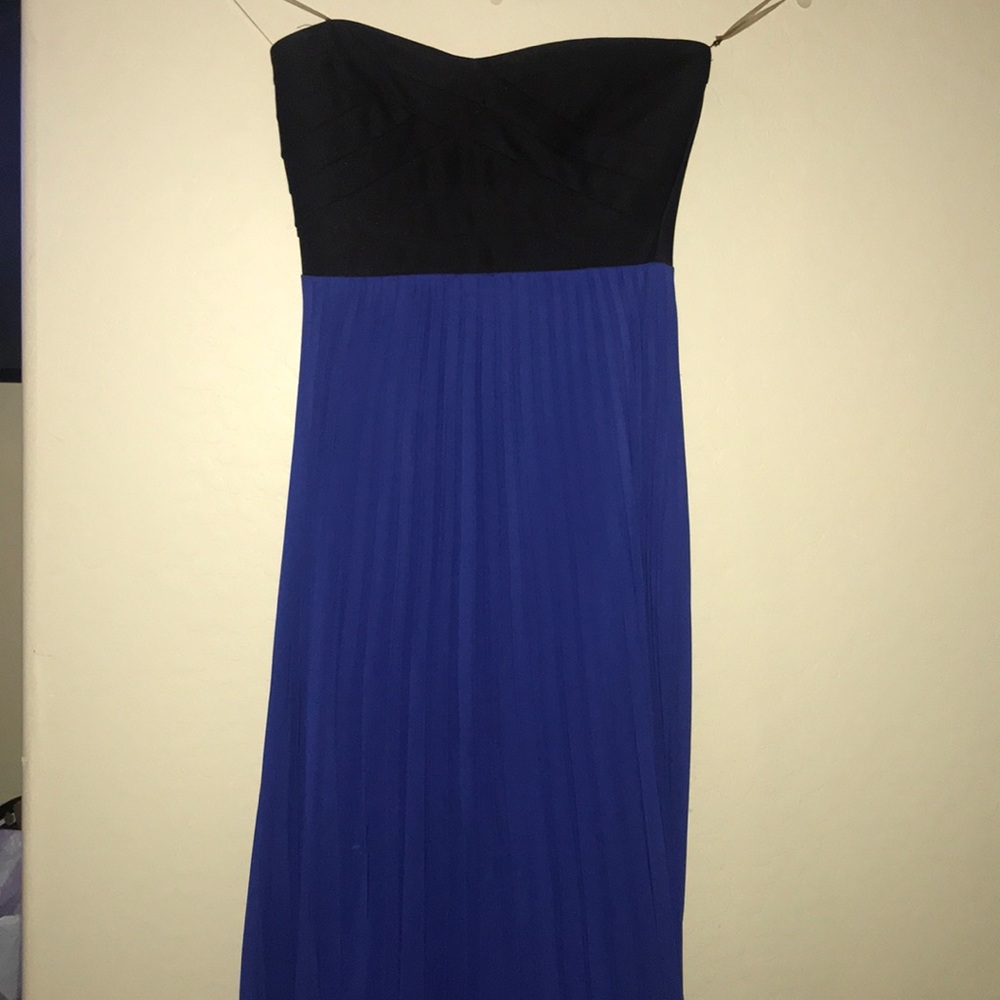 Strapless maxi dress